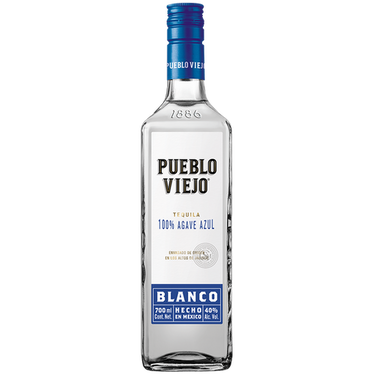 Tequila Pueblo Viejo Blanco 700 Ml